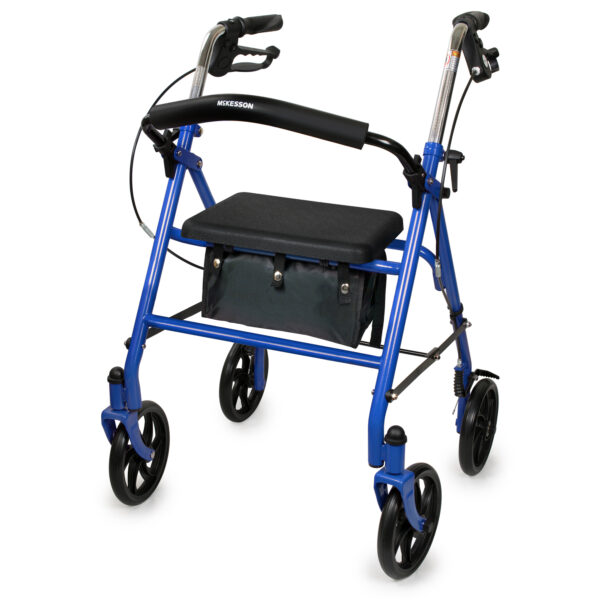 4Wheel Rollator Blue