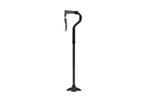 4-Point Offset Folding Hybrid Cane, Black